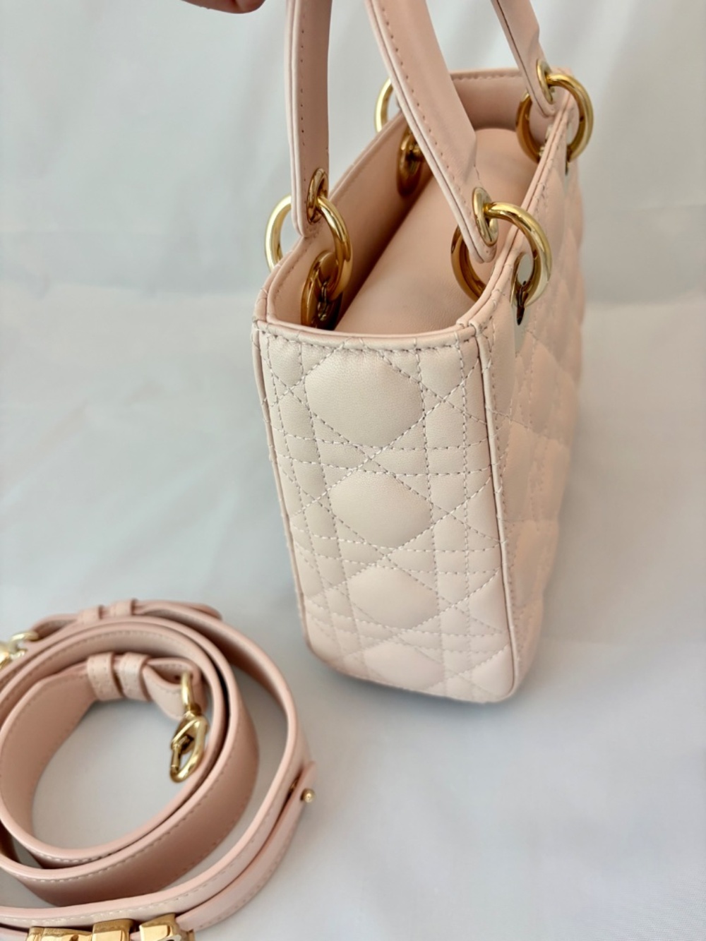 ABC Small Christian Dior Pink Lambskin Bag – Authentic Luxury Icon - Picture 6 of 17
